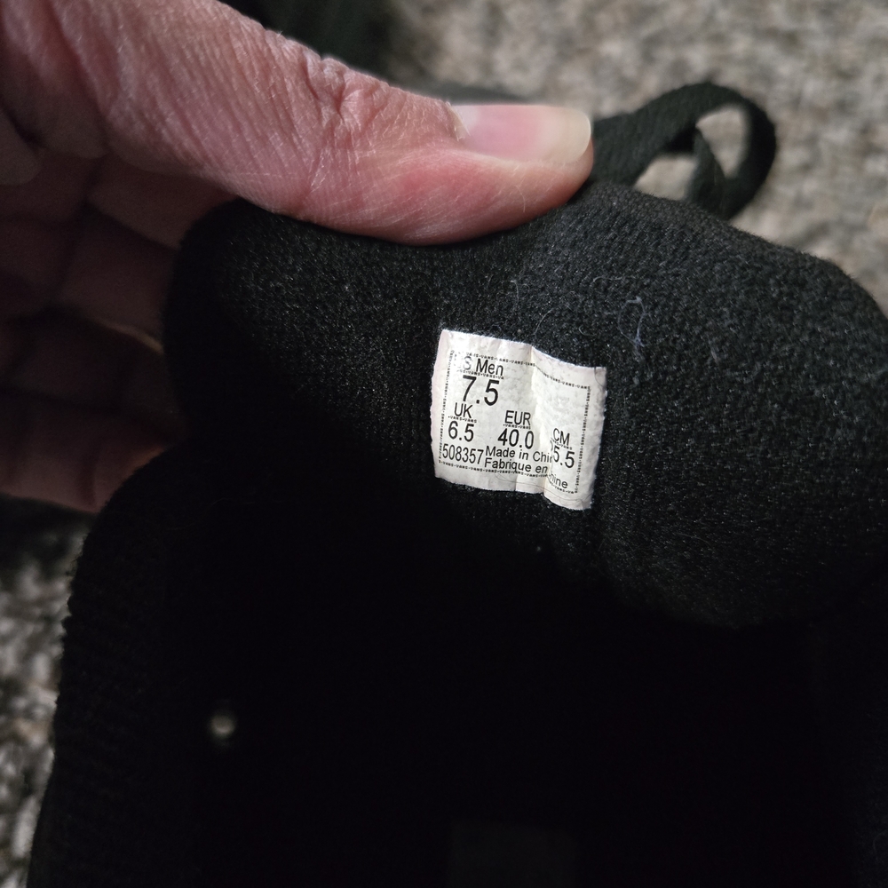 Vans Black Thick Tongue Canvas Sneakers - Picture 4 of 4